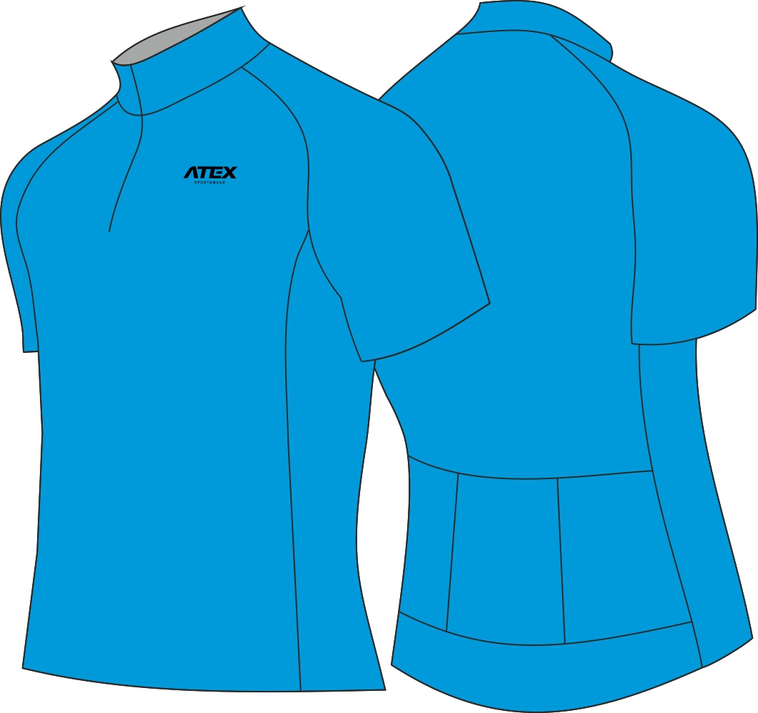 Cycling jersey TOURIST with short sleeves