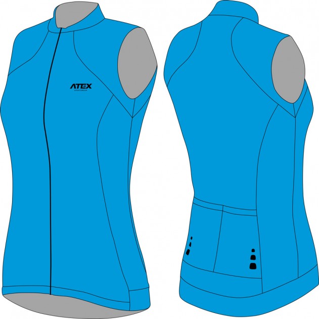 Maillot cycliste femme sans manches