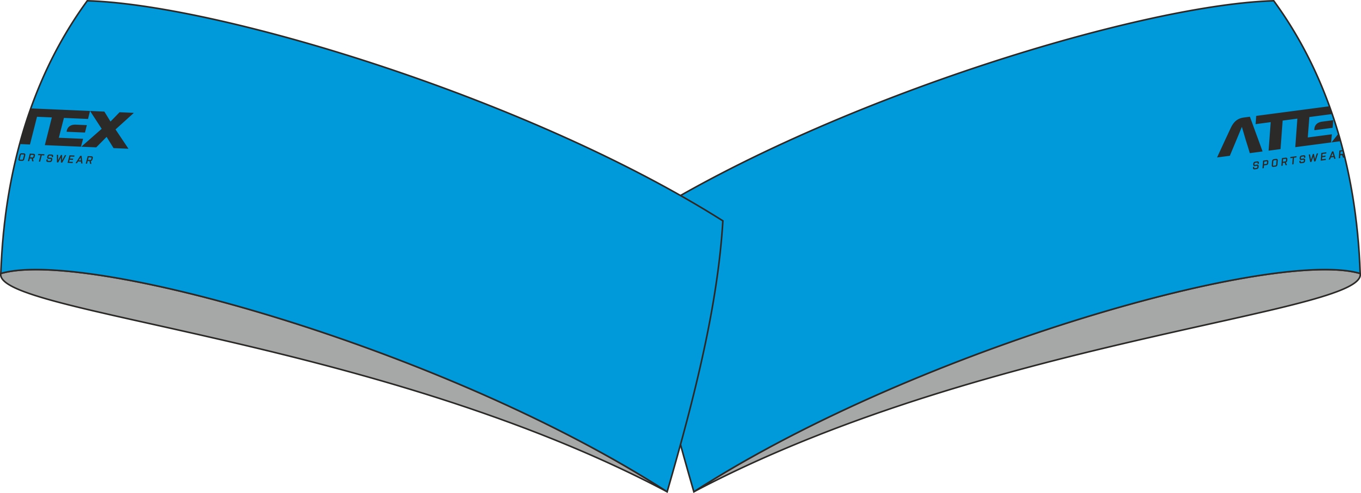 Two-layer headband for cross-country skiing