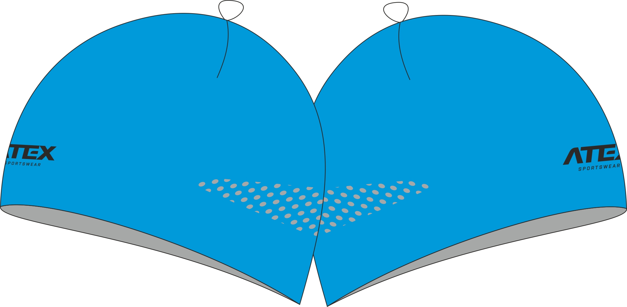 Single-layer hat for cross-country skiing