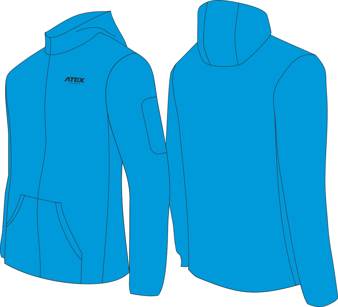 Sweat sportif avec poches et capuche