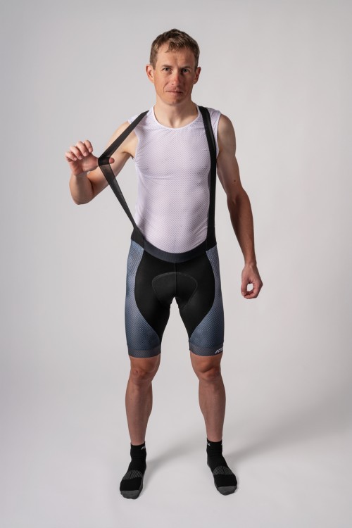 Short de cyclisme ELITE avec bretelles, doublure Elite